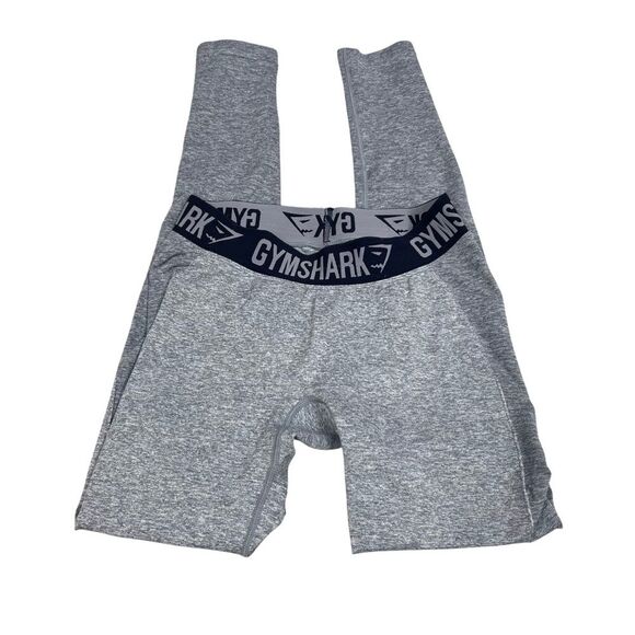 Gymshark Women’s Dry Flex Two Tone Leggings Workout Gym Purple Size S - Picture 3 of 8